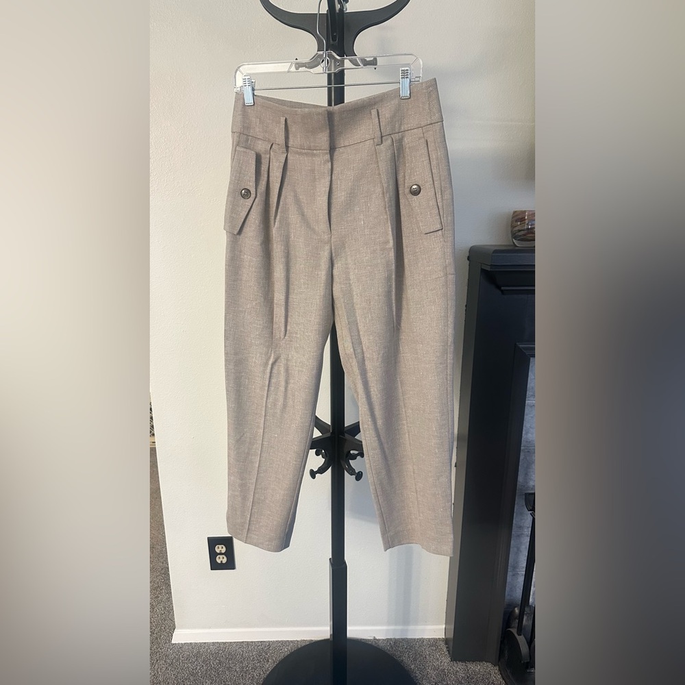 NWT Reiss Women’s Marta Pocket Front Tapered Pants - US Size 6